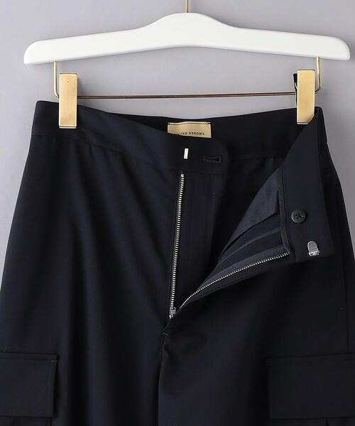 UNITED ARROWS(ユナイテッドアローズ)の「P/W カーゴ パンツ(カーゴパンツ・レディース・オフホワイト/ネイビー・34/36/38)」の14枚目の写真