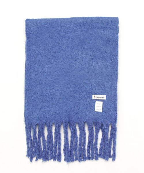 fredy emue（フレディエミュ）の「カラーブークレストール（ストール/ショール・レディース・グリーン/レッド/キナリ/グレイッシュベージュ/ベージュ/ブルー・FREE）」の8枚目の写真