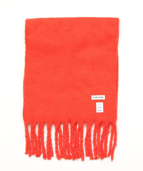 fredy emue（フレディエミュ）の「カラーブークレストール（ストール/ショール・レディース・グリーン/レッド/キナリ/グレイッシュベージュ/ベージュ/ブルー・FREE）」の11枚目の写真