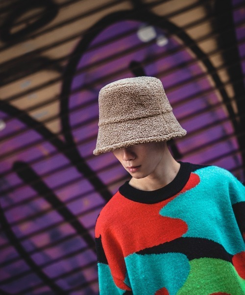 improves(インプローブス)の「ボア素材 バケットハット(ハット・メンズ・ブラック/ブラウン/ホワイト・FREE)」の12枚目の写真