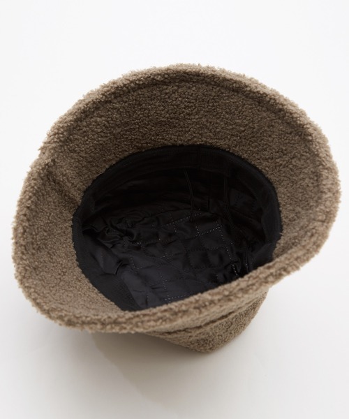 improves(インプローブス)の「ボア素材 バケットハット(ハット・メンズ・ブラック/ブラウン/ホワイト・FREE)」の6枚目の写真