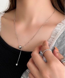 apres jour mignon | 【apresjour mignon×ARIAZ】ボールロングネックレス(ネックレス)