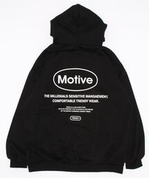 SONYUNARA Motive英文プリント裏起毛パーカー