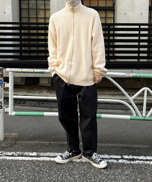COLONY 2139(コロニートゥーワンスリーナイン)の「PBTドライバーズZIPニット(ニット/セーター・メンズ・グリーン/アイボリー/ブラック・MEDIUM/LARGE)」の2枚目の写真