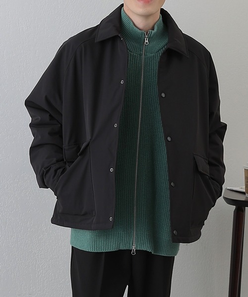 COLONY 2139(コロニートゥーワンスリーナイン)の「PBTドライバーズZIPニット(ニット/セーター・メンズ・グリーン/アイボリー/ブラック・MEDIUM/LARGE)」の12枚目の写真