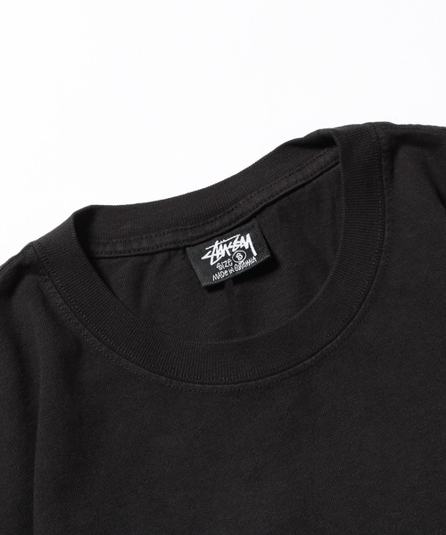 STUSSY（ステューシー）の「STUSSY/ステューシー S WREATH PIG. DYED TEE 半袖Tシャツ（Tシャツ/カットソー・メンズ・ブラック・S）」の2枚目の写真
