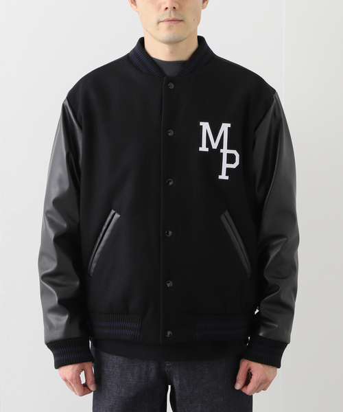 EDIFICE(エディフィス)の「【A.P.C. 35 ANS】TEDDY MISS RAYON スタジャン(スタジャン・メンズ・ネイビー・MEDIUM/LARGE)」の3枚目の写真