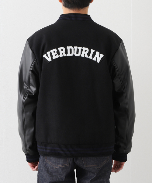 EDIFICE(エディフィス)の「【A.P.C. 35 ANS】TEDDY MISS RAYON スタジャン(スタジャン・メンズ・ネイビー・MEDIUM/LARGE)」の5枚目の写真