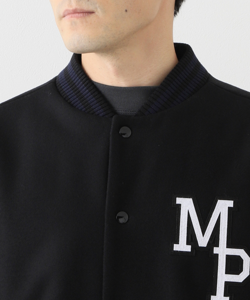 EDIFICE(エディフィス)の「【A.P.C. 35 ANS】TEDDY MISS RAYON スタジャン(スタジャン・メンズ・ネイビー・MEDIUM/LARGE)」の6枚目の写真