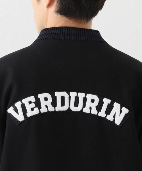 EDIFICE(エディフィス)の「【A.P.C. 35 ANS】TEDDY MISS RAYON スタジャン(スタジャン・メンズ・ネイビー・MEDIUM/LARGE)」の7枚目の写真