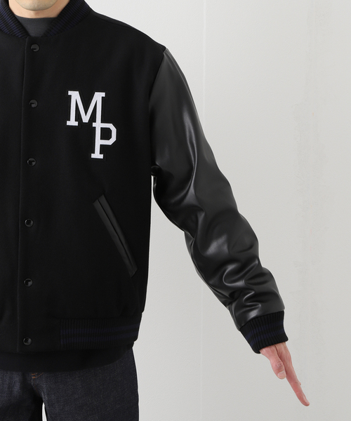 EDIFICE(エディフィス)の「【A.P.C. 35 ANS】TEDDY MISS RAYON スタジャン(スタジャン・メンズ・ネイビー・MEDIUM/LARGE)」の8枚目の写真