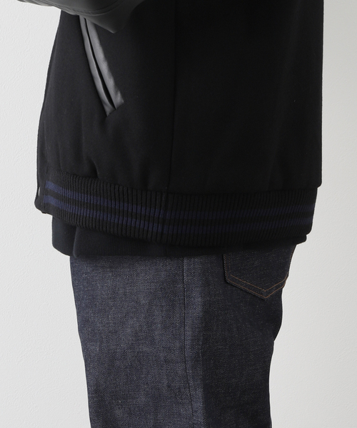 EDIFICE(エディフィス)の「【A.P.C. 35 ANS】TEDDY MISS RAYON スタジャン(スタジャン・メンズ・ネイビー・MEDIUM/LARGE)」の13枚目の写真