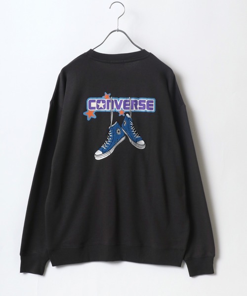 CONVERSE(コンバース)の「CONVERSE/コンバース サガラ刺繍 オーバーサイズ クルーネックスウェット レディース メンズ トレーナー(スウェット・レディース・オフホワイト/グレー/ブラック/グレー系その他/イエロー/グリーン系その他/グリーン・M/L/LL)」の18枚目の写真