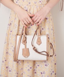 パイピングスクエアトートバッグ