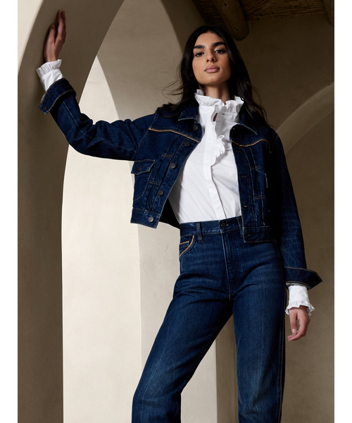 Banana Republic(バナナリパブリック)の「Harper ラッフルシャツ(シャツ/ブラウス・レディース・ホワイト・XS/M/S/L)」の2枚目の写真