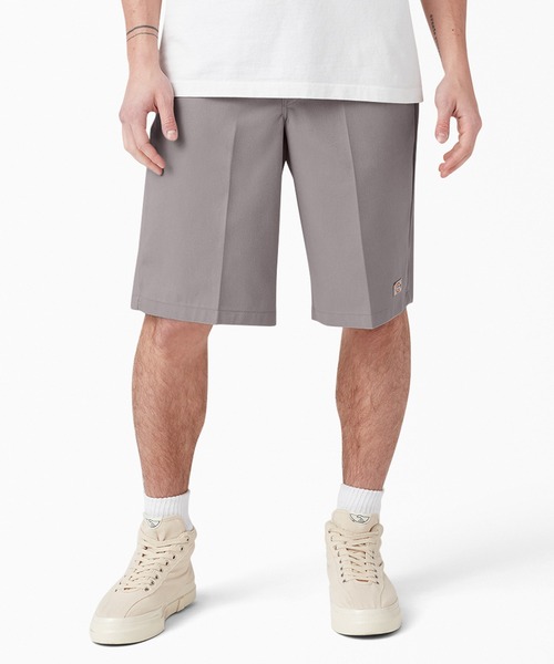 Dickies（ディッキーズ）の「42283 ルーズフィット ワークショーツ（チノパンツ・メンズ・ダークネイビー/ブラック/ホワイト/ベージュ系/ダークブラウン/チャコールグレー/オリーブ系/シルバー/ダークグリーン系・36inch/32inch/34inch/28inch/30inch）」の9枚目の写真