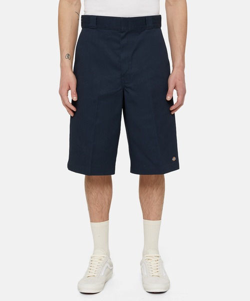 Dickies（ディッキーズ）の「42283 ルーズフィット ワークショーツ（チノパンツ・メンズ・ダークネイビー/ブラック/ホワイト/ベージュ系/ダークブラウン/チャコールグレー/オリーブ系/シルバー/ダークグリーン系・36inch/32inch/34inch/28inch/30inch）」の8枚目の写真