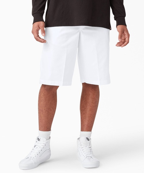 Dickies（ディッキーズ）の「42283 ルーズフィット ワークショーツ（チノパンツ・メンズ・ダークネイビー/ブラック/ホワイト/ベージュ系/ダークブラウン/チャコールグレー/オリーブ系/シルバー/ダークグリーン系・36inch/32inch/34inch/28inch/30inch）」の21枚目の写真