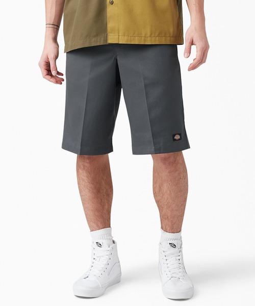 Dickies（ディッキーズ）の「42283 ルーズフィット ワークショーツ（チノパンツ・メンズ・ダークネイビー/ブラック/ホワイト/ベージュ系/ダークブラウン/チャコールグレー/オリーブ系/シルバー/ダークグリーン系・36inch/32inch/34inch/28inch/30inch）」の19枚目の写真