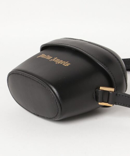 Palm Angels（パームエンジェルス）の「【PALM ANGELS】LEATHER MINI PADLOCK（ショルダーバッグ・レディース・ブラック×ブラック・ONE SIZE）」の6枚目の写真