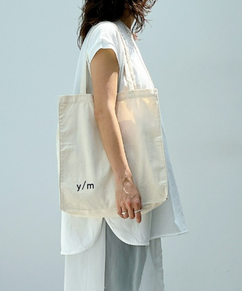 y/m（イム）の「y/mトートBAG（トートバッグ・レディース・オフホワイト・FREE）」の12枚目の写真