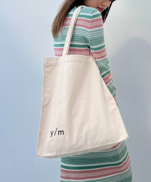 y/m（イム）の「y/mトートBAG（トートバッグ・レディース・オフホワイト・FREE）」の15枚目の写真