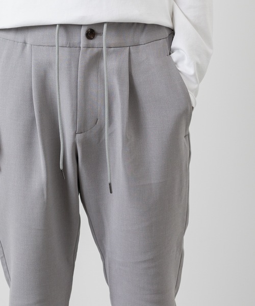 ATTACHMENT（アタッチメント）の「ストレッチダブルクロス レギュラーフィット イージーパンツ / PE STRETCH DOUBLE CLOTH REGULAR FIT EASY PANTS（スラックス・メンズ・ライトグレー/ブラック/ダークグレー・1/2/3）」の19枚目の写真