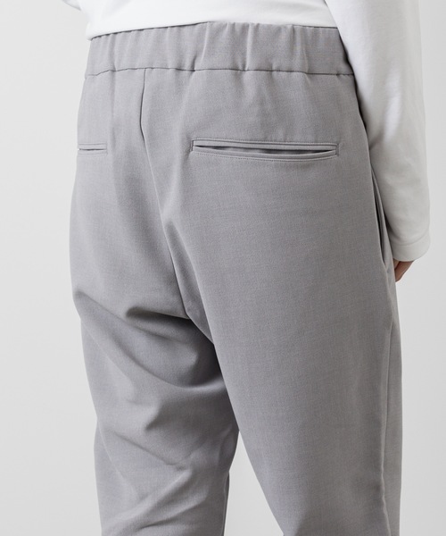 ATTACHMENT（アタッチメント）の「ストレッチダブルクロス レギュラーフィット イージーパンツ / PE STRETCH DOUBLE CLOTH REGULAR FIT EASY PANTS（スラックス・メンズ・ライトグレー/ブラック/ダークグレー・1/2/3）」の21枚目の写真