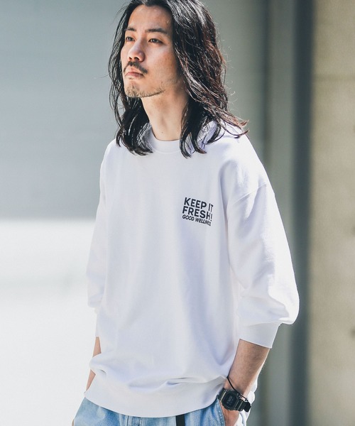Goodwear（グッドウェア）の「『別注』GOODWEAR×Sonny Label　プリントスウェット1（スウェット・メンズ・ホワイト/ロイヤルブルー/グレー系その他・MEDIUM/LARGE）」の2枚目の写真