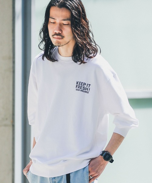 Goodwear（グッドウェア）の「『別注』GOODWEAR×Sonny Label　プリントスウェット1（スウェット・メンズ・ホワイト/ロイヤルブルー/グレー系その他・MEDIUM/LARGE）」の5枚目の写真