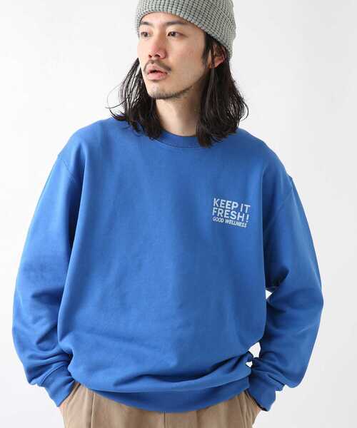 Goodwear（グッドウェア）の「『別注』GOODWEAR×Sonny Label　プリントスウェット1（スウェット・メンズ・ホワイト/ロイヤルブルー/グレー系その他・MEDIUM/LARGE）」の15枚目の写真