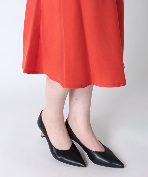 Three Four Time(スリーフォータイム)の「<接触冷感>キュプラマーメイドスカート(スカート・レディース・ブルー/ブラック/ベージュ/オレンジ・FREE)」の8枚目の写真