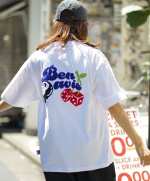 【BEN DAVIS/ベンデイビス】バック刺繍 ワンポイントブランドロゴ Tシャツ Y2K
