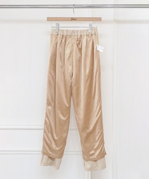 flower（フラワー）の「スパークルチェックパンツ（その他パンツ・レディース・ブラック/イエロー・FREE）」の7枚目の写真