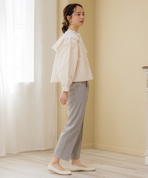 flower（フラワー）の「スパークルチェックパンツ（その他パンツ・レディース・ブラック/イエロー・FREE）」の4枚目の写真