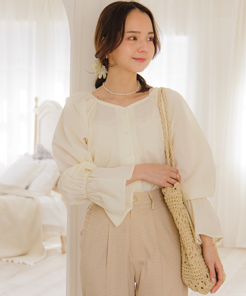 flower（フラワー）の「スパークルチェックパンツ（その他パンツ・レディース・ブラック/イエロー・FREE）」の15枚目の写真