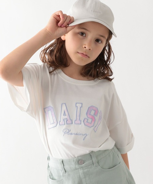 GLOBAL WORK（グローバルワーク）の「ヘビロッTEE／ワイド半袖/162622（Tシャツ/カットソー・キッズ・ダークグレー/ホワイト系その他2/ホワイト/ホワイト系その他3/オフホワイト/グリーン/ホワイト系その他・150cm/120cm/110cm/140cm/160cm/100cm/130cm）」の5枚目の写真