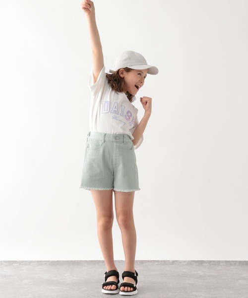 GLOBAL WORK（グローバルワーク）の「ヘビロッTEE／ワイド半袖/162622（Tシャツ/カットソー・キッズ・ダークグレー/ホワイト系その他2/ホワイト/ホワイト系その他3/オフホワイト/グリーン/ホワイト系その他・150cm/120cm/110cm/140cm/160cm/100cm/130cm）」の19枚目の写真