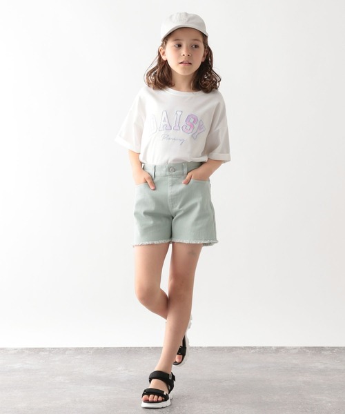 GLOBAL WORK（グローバルワーク）の「ヘビロッTEE／ワイド半袖/162622（Tシャツ/カットソー・キッズ・ダークグレー/ホワイト系その他2/ホワイト/ホワイト系その他3/オフホワイト/グリーン/ホワイト系その他・150cm/120cm/110cm/140cm/160cm/100cm/130cm）」の17枚目の写真