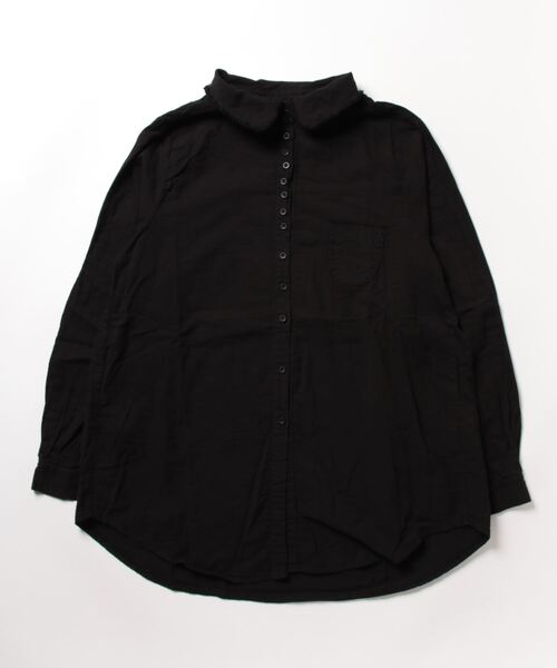 aimoha(アイモハ)の「ダブルガーゼシャツ(シャツ/ブラウス・レディース・ホワイト/ダークグレー/ベージュ/ブラック/グリーン・FREE)」の7枚目の写真