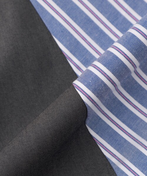 LOVELESS(ラブレス)の「デニムライクブロッキングシャツドレス(シャツワンピース・レディース・ネイビー・34/36)」の10枚目の写真