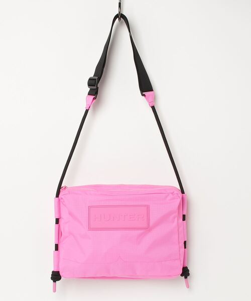 HUNTER（ハンター）の「HUNTER トラベル リップストップサコッシュ（ショルダーバッグ・メンズ・ホワイト×レッド/ブラック/イエロー/ホワイト/ホワイト系その他/ピンク/オフホワイト/カーキ・FREE）」の8枚目の写真