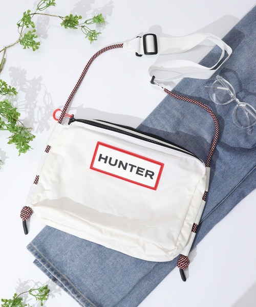 HUNTER（ハンター）の「HUNTER トラベル リップストップサコッシュ（ショルダーバッグ・メンズ・ホワイト×レッド/ブラック/イエロー/ホワイト/ホワイト系その他/ピンク/オフホワイト/カーキ・FREE）」の9枚目の写真