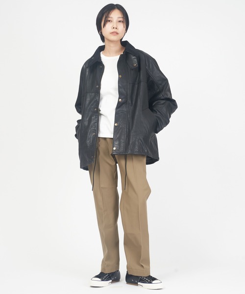 yoused play vintage（ユーズド プレイ ヴィンテージ）の「LEATHER DRIVERS（その他アウター・メンズ・ブラック・S/M）」の5枚目の写真