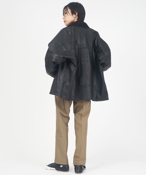 yoused play vintage（ユーズド プレイ ヴィンテージ）の「LEATHER DRIVERS（その他アウター・メンズ・ブラック・S/M）」の7枚目の写真