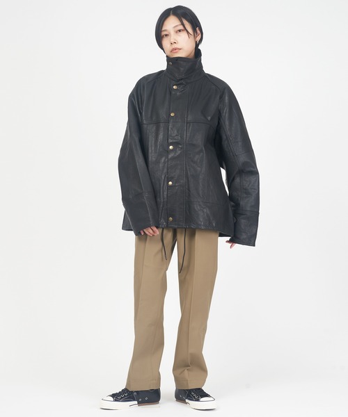 yoused play vintage（ユーズド プレイ ヴィンテージ）の「LEATHER DRIVERS（その他アウター・メンズ・ブラック・S/M）」の6枚目の写真