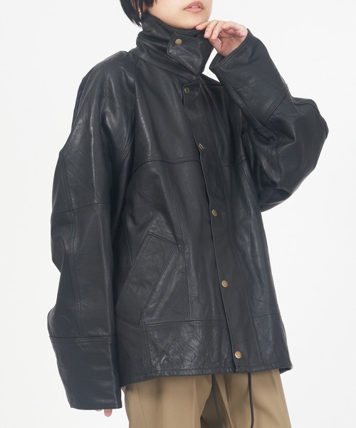 yoused play vintage（ユーズド プレイ ヴィンテージ）の「LEATHER DRIVERS（その他アウター・メンズ・ブラック・S/M）」の12枚目の写真