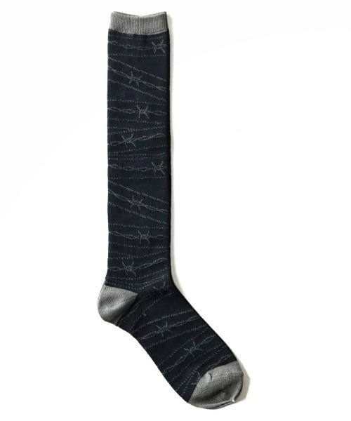 TENBOX(テンボックス)の「MANASTASH×TENBOX(マナスタッシュ×テンボックス) SOX ソックス(ソックス/靴下・メンズ・ブラック/ホワイト・F)」の2枚目の写真