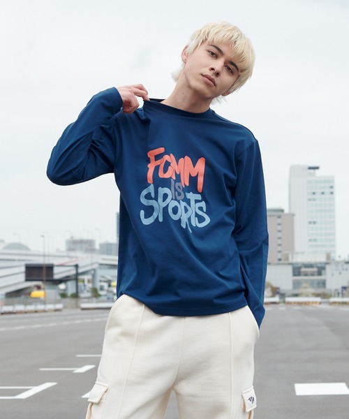 FCMM(エフシーエムエム)の「【日本限定アイテム】FCMM SPORTS L/S TEE/FCMMスポーツロングスリーブT(Tシャツ/カットソー・メンズ・ブルー/ホワイト/グレー・LARGE/MEDIUM)」の10枚目の写真