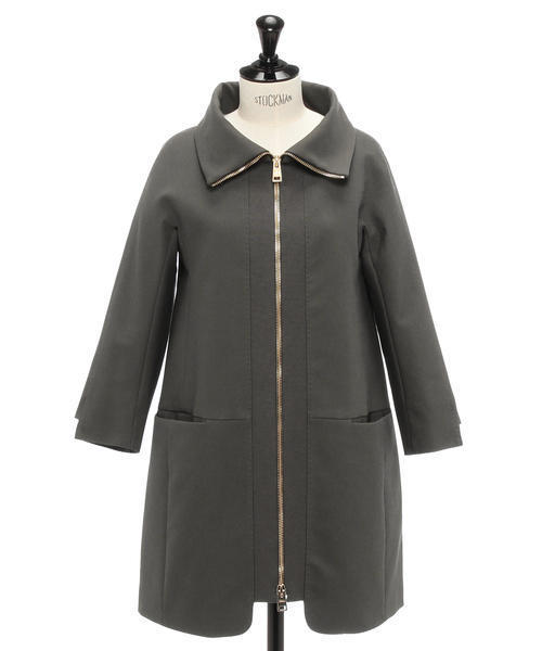 HERNO（ヘルノ）の「【予約】HERNO / Wジップ ハイネック コート